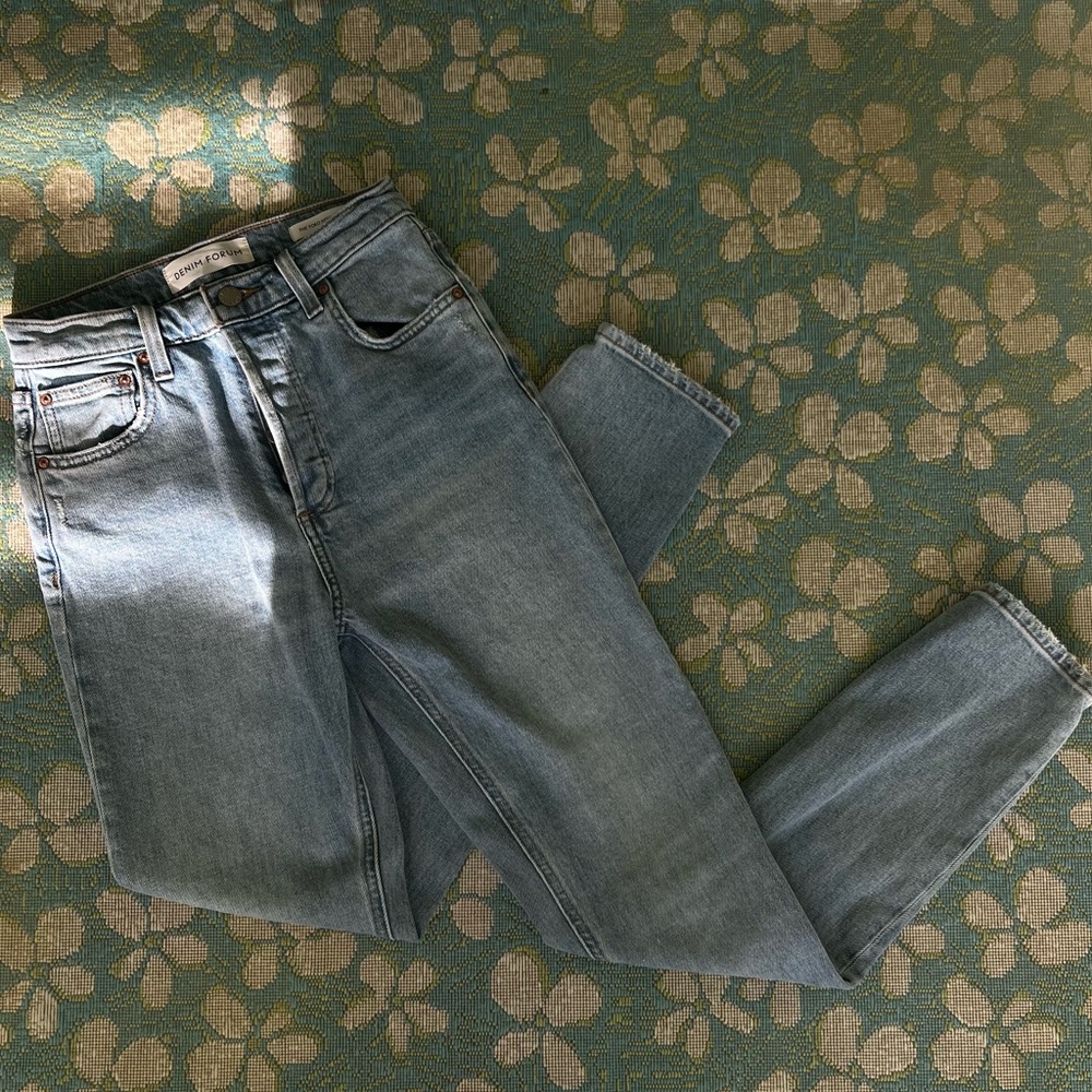 Denim Forum size 24 straight jeans